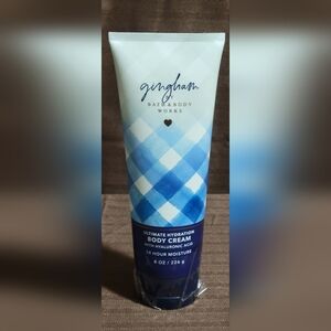 Bath & Body Works Gingham Blue Body Cream